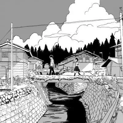 ins黑白漫画背景