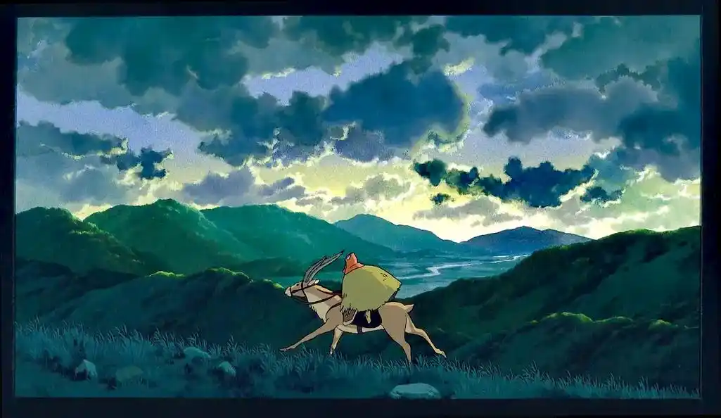 宫崎骏电影《幽灵公主》剧照欣赏