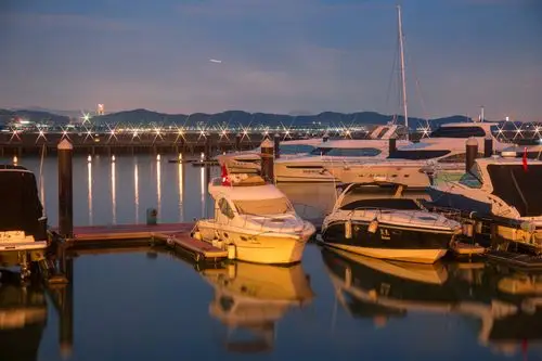 黄昏中的南沙游艇会(9)