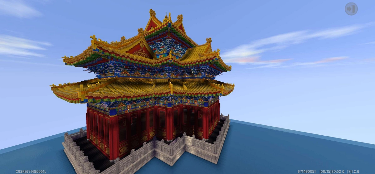 《迷你世界》之细节决定成败!三款中式建造地图,你最爱哪款?