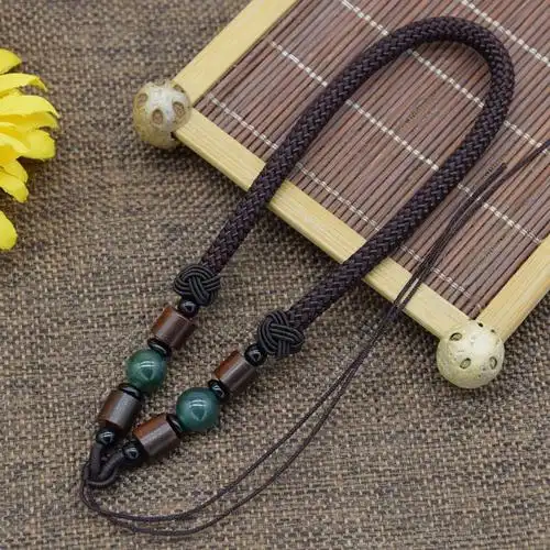 玉坠玉佩挂件绳子手把件吊坠挂绳翡翠玉绳玉器吊绳男士新款