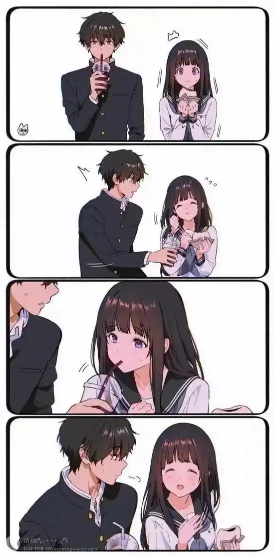 两组. #冰菓 #千反田爱瑠 #折木奉太郎 #二次元 #图集 - 抖音