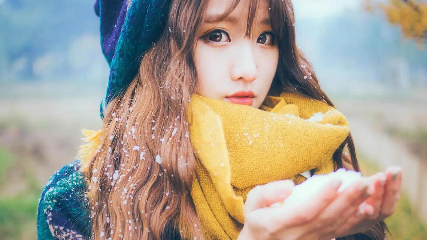 甜美清新治愈美女图片桌面壁纸高清大图预览1920x1200_美女壁纸下载