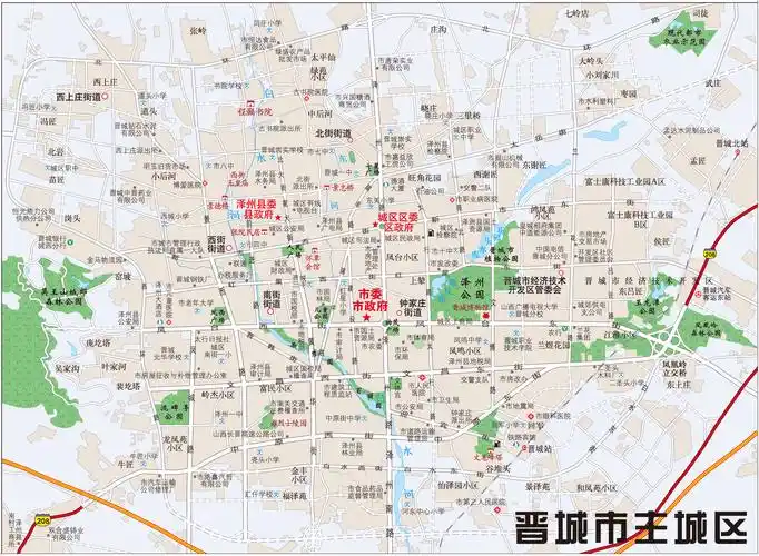 电子地图 - 晋城市人民政府