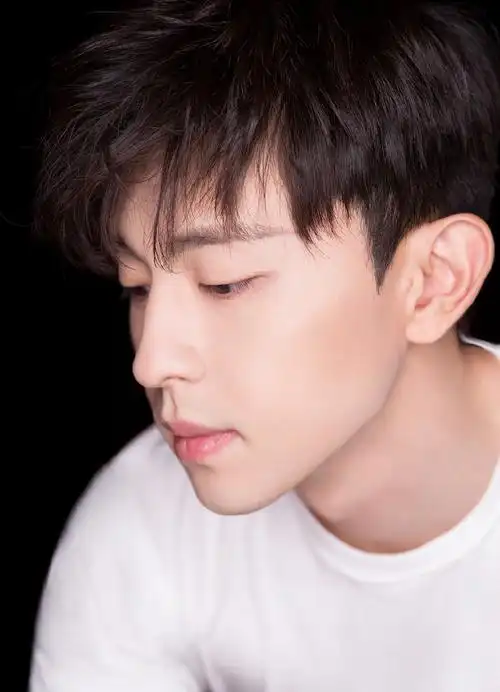 邓伦白t恤简单干净帅气高清图片56