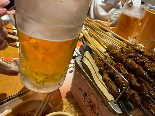 啤酒 烧烤,标准的减肥套餐