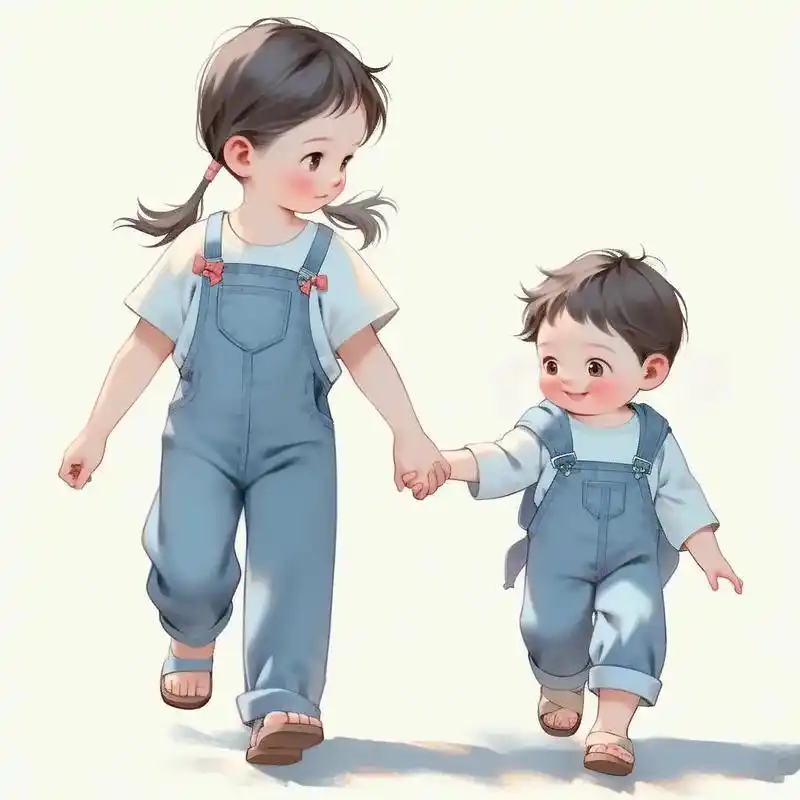 姐弟兄妹姐妹漫画头像(合集)#亲子头像 #一起换头像 #姐姐 - 抖音