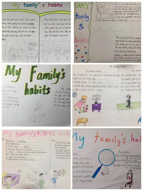 the power of habits——六(6)班good habits活动作业