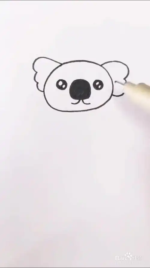 考拉的简笔画如何画?