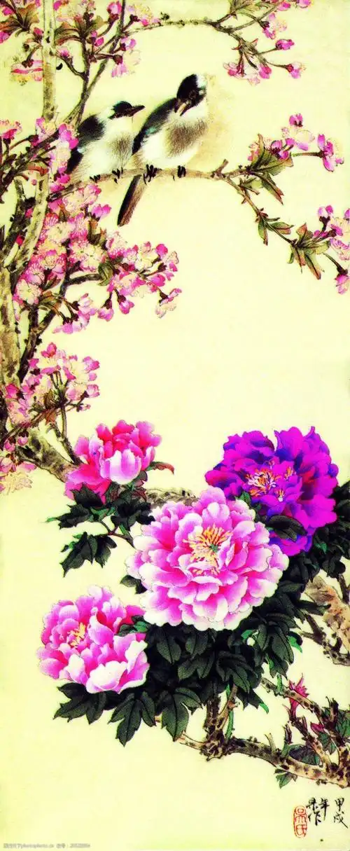 关键词:山水花鸟油画免费下载 风景 风景画 花鸟画 山峰 山水花鸟