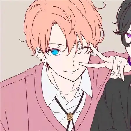 二人兄弟专属头像 高清一人一半的头像一左一右兄弟配对图片_基友男生