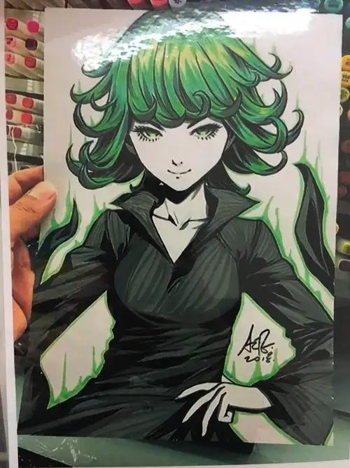 动漫人物 马克笔