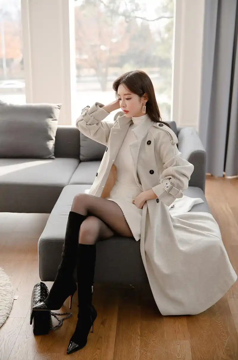 初春穿搭必不可少的风衣,茉莉燕麦 牛奶糖果,孙允珠高冷风推荐