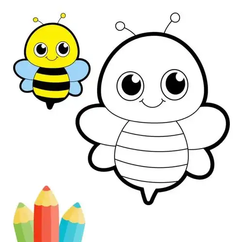 幼儿园 涂色简笔画,可打印*彩印 低幼在美术启蒙时,可以用 - 抖音