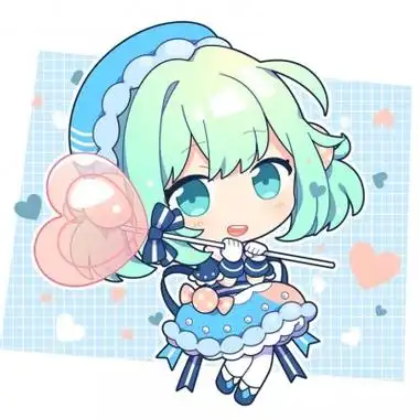 卡通头像女可爱q版 高清好看的头像女可爱萌q版图片_女生头像_美头网