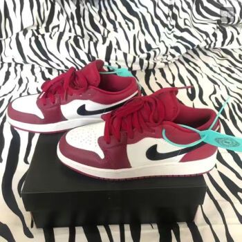 shihokoo纯原款aj1婚鞋结婚aj大红色鞋子dunk鞋芝加哥成人儿童运动鞋
