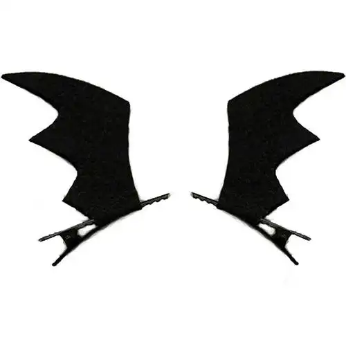 包邮万圣节日系软妹少女lolita黑色小恶魔吸血鬼蝙蝠翅膀发夹发饰_7折