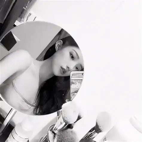 女孩头像侧面头像黑白 女生头像图片大全 -【爱个性】