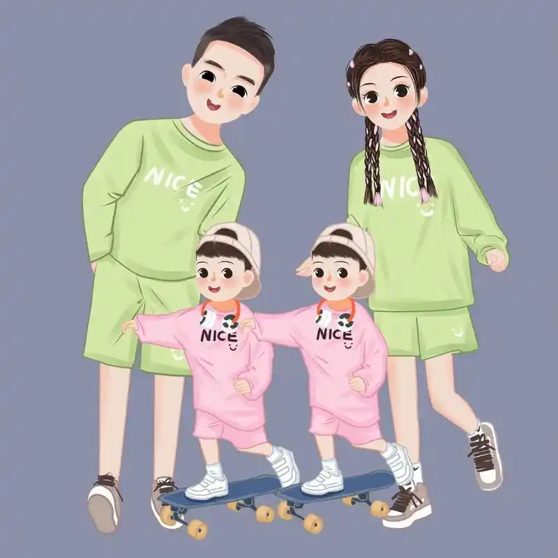 两个男宝漫画图需要的关注我,私发给你#阳光小男孩  - 抖音