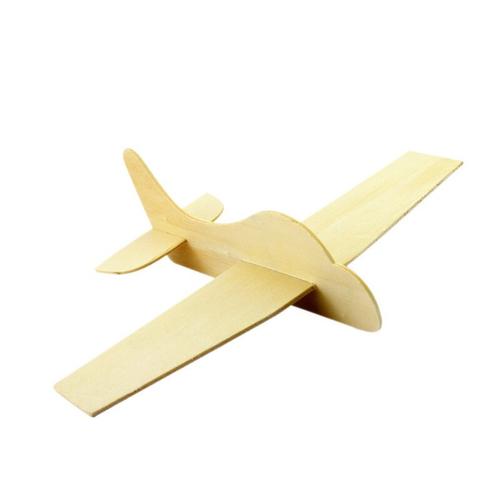 小朋友手工制作材料包儿童创意diy素材原木白胚飞机6架含6色颜料参数