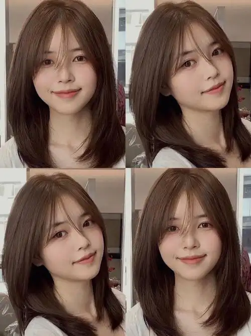 超适合圆脸方脸女生发型巨修容减龄显小