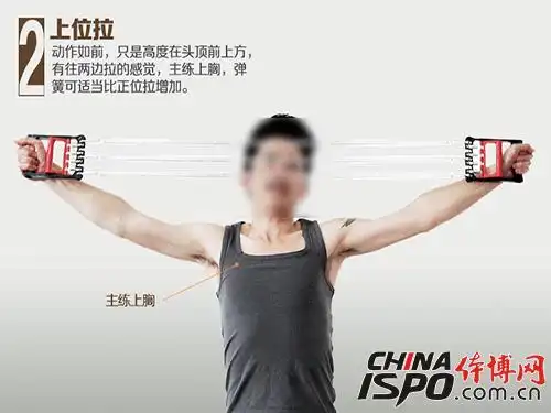 弹簧拉力器使用方法图解