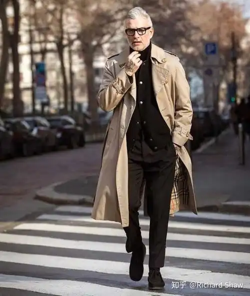 男性怎么搭配风衣?