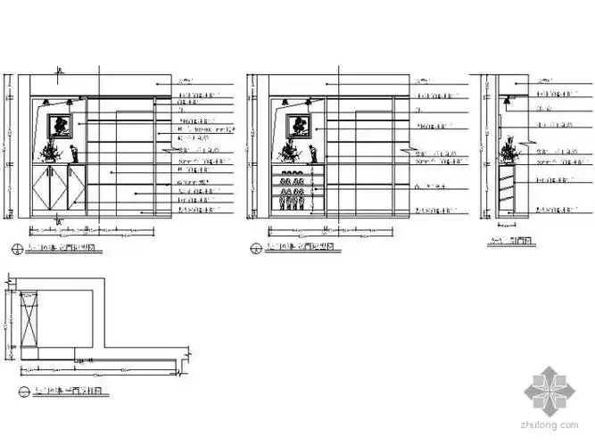 [分享]鞋柜玄关dwg资料下载