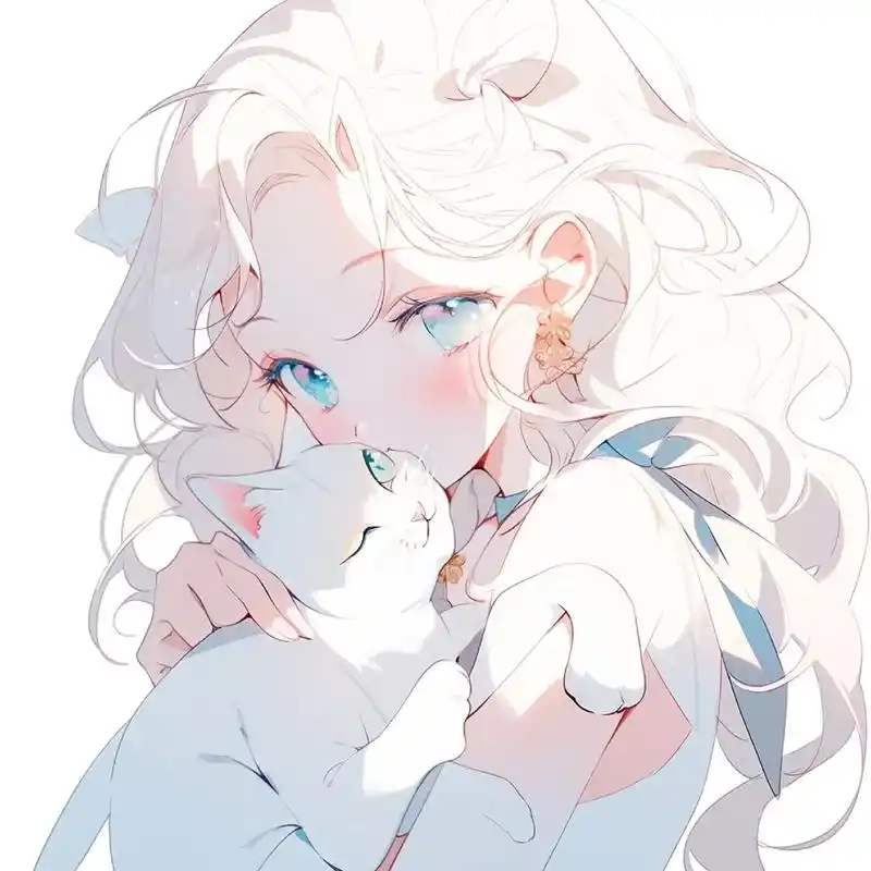 花女孩73纯白漫画头像73复古头像#优质头像 #动漫女头 # - 抖音