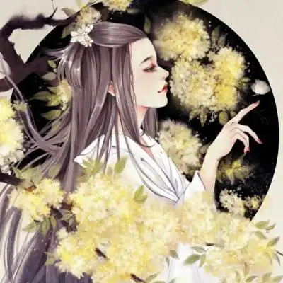动漫古风女头像清新淡雅