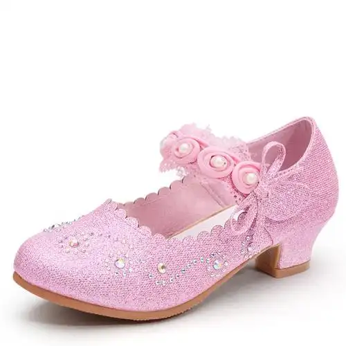 4到12岁11高跟10公主鞋9儿童单鞋8女童鞋秋款7小孩软底6皮鞋5女孩