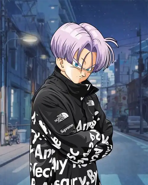 高清龙珠壁纸当龙珠人物们穿上了潮牌服装悟空和皮卡丘组队