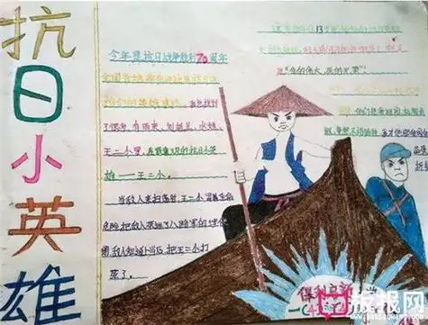 关于英雄故事手抄报 名人故事手抄报