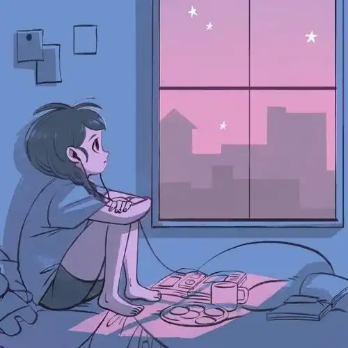 想一个人的头像女