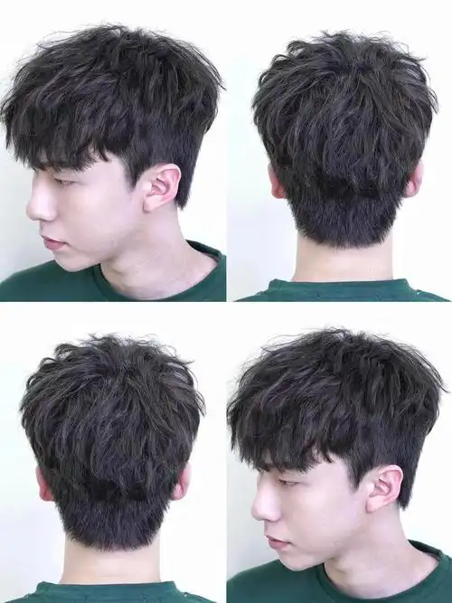 男生烫这款发型简直太帅啦