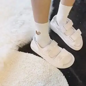 韩版镂空爱心袜子j女可爱少女生滑心软妹简约凉鞋袜网红同款学板