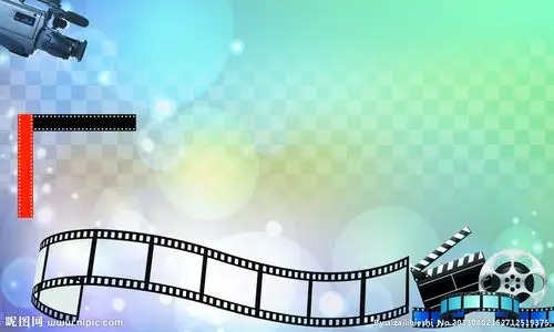 影视背景展板图片