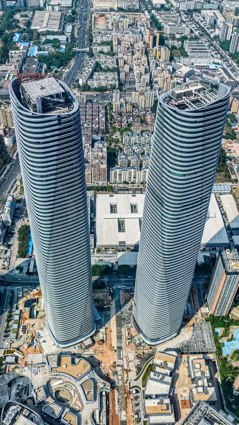 中国最高双子塔!深圳星河双子塔,耗资150个亿,有震撼到你吗 - 抖音