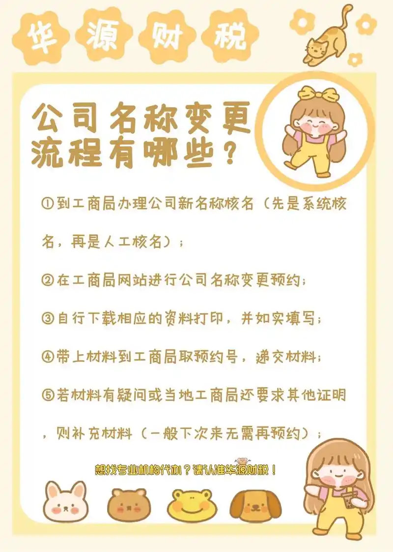 公司名称变更流程来喽!公司名称变更的流程为: - 抖音