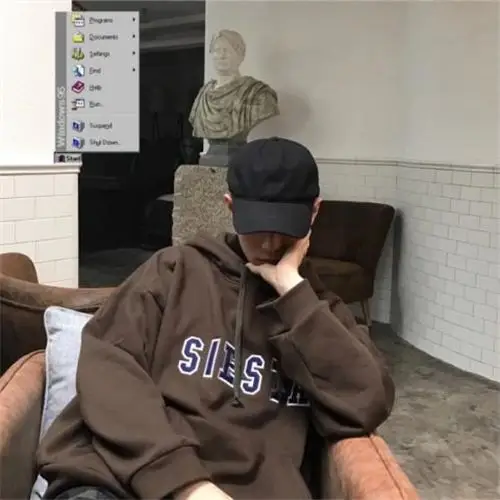 流行个性的戴帽子男生超酷头像 冥冥之中注定的坚持下去