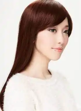 直发斜刘海,这款发型,又减龄又具有时尚感!