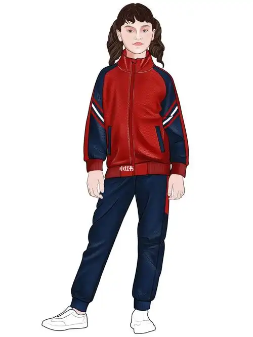 服装效果图小学生校服