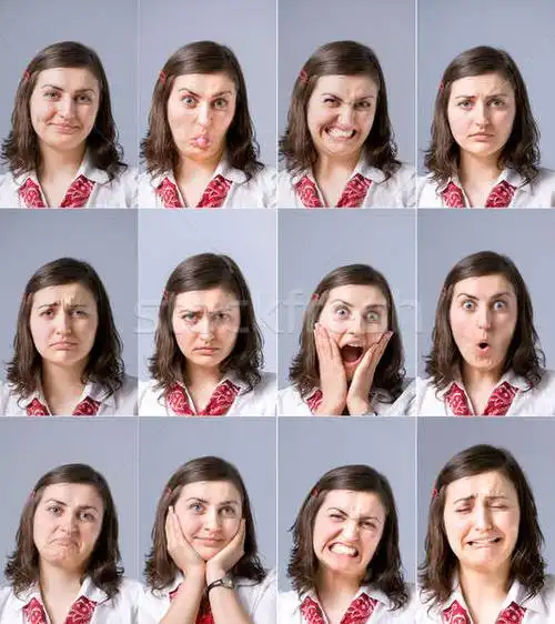 面部表情 商业照片和矢量图