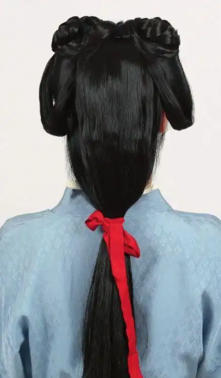 宋风女子发式:少女双挂垂髻,天真烂漫|假发|发髻|盘发|马尾|step_网易