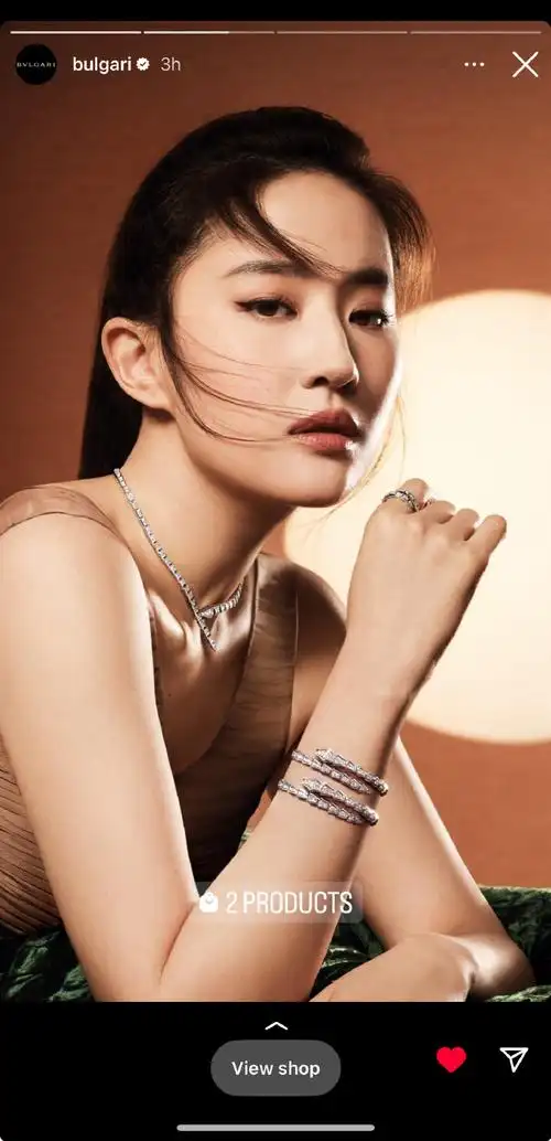 刘亦菲宝格丽全球品牌代言人##刘亦菲