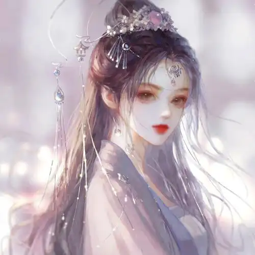 古风女小众温柔系绝美头像云想衣裳花想容春风拂槛露华浓