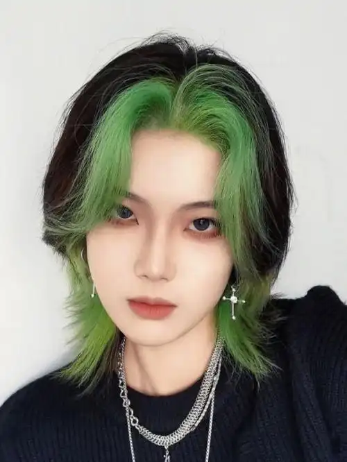 荧光绿发色_小红书