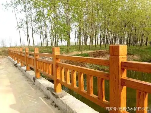 户外栏杆安全质量如何保障,水泥仿木护栏塑造高标准