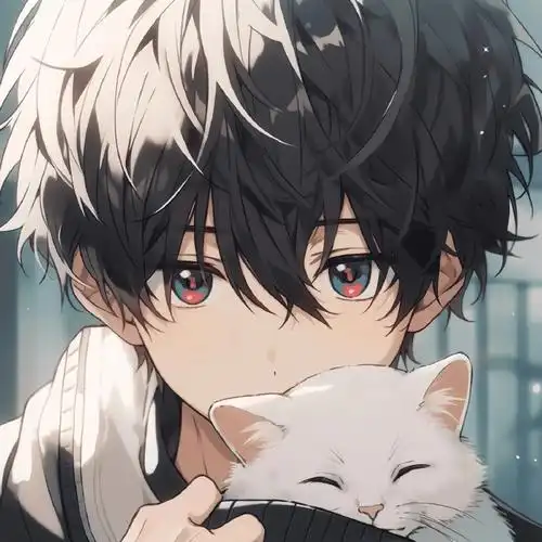 高冷帅气动漫男头#漫画男头##二次元新鲜事