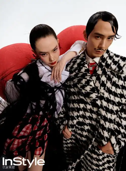 instyle优家画报##戚薇李承铉扑克牌大片##instyle大明星